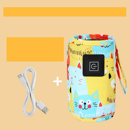 Baby bottle warmer that connects to USB, ensuring warm milk for your infant on demand.