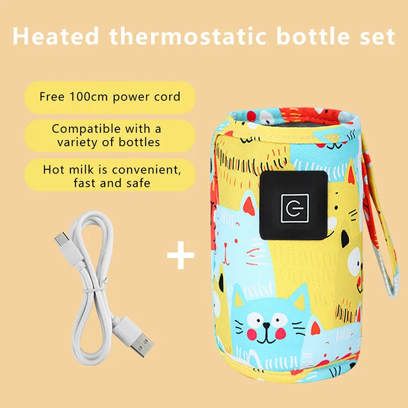 USB milk warmer for baby bottles, a great baby essential for busy parents.