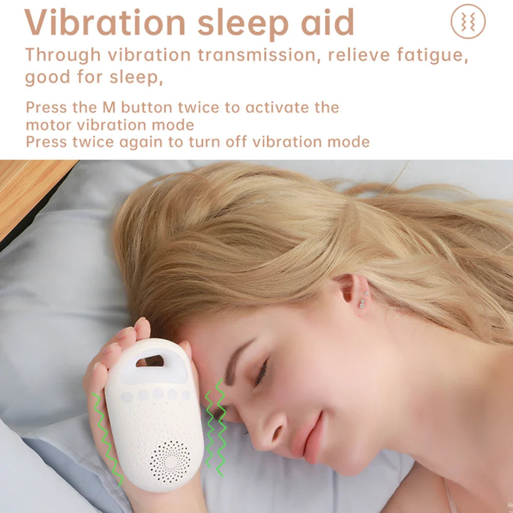 Rechargeable portable white noise machine for baby travel, ensures restful infant sleep