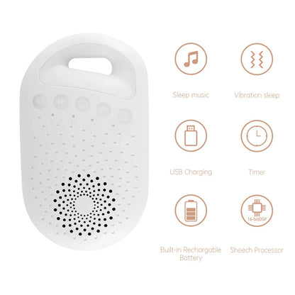 Infant care portable sleep aid, white noise generator with gentle night light function
