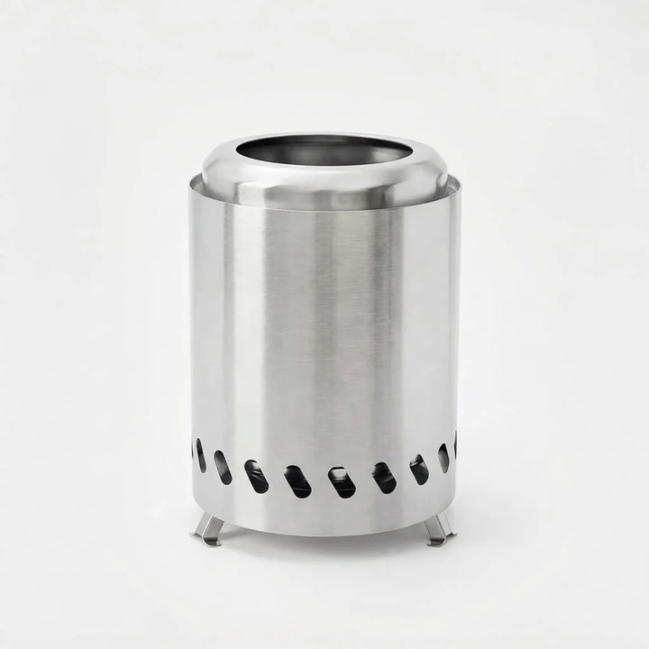 Durable outdoor cooking solution: a portable wood-burning camping stove for all your adventures.