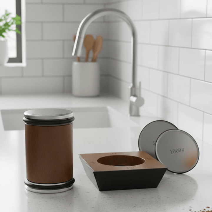 Precision Knife Sharpener with adjustable diamond wheel for professional blade care in your kitchen.