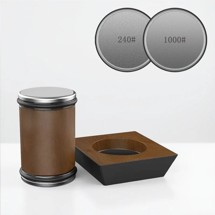 Get razor-sharp edges with this adjustable angle diamond knife sharpener, a must-have kitchen tool.