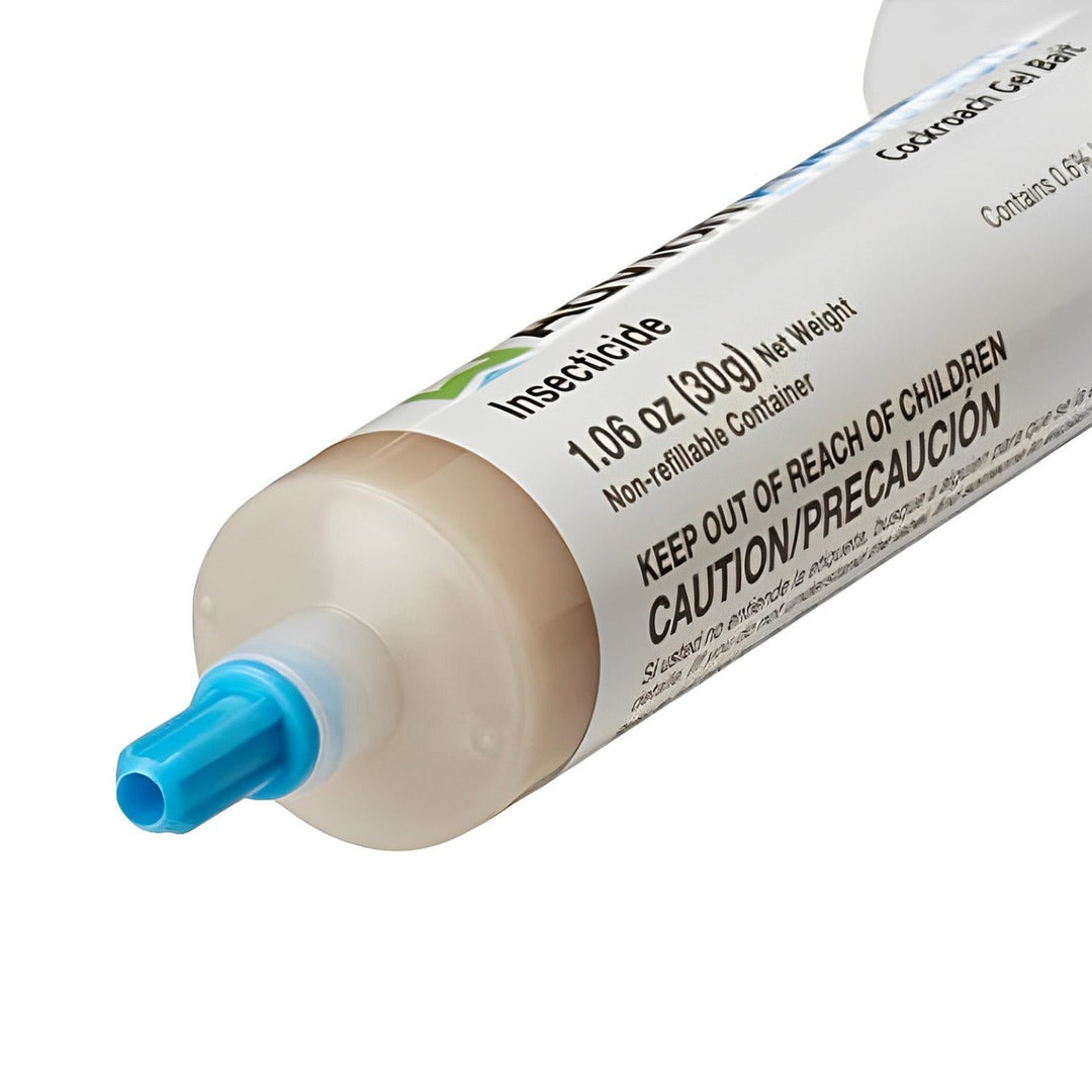 Professional pest control gel insecticide syringe for home use, visible in its product packaging.