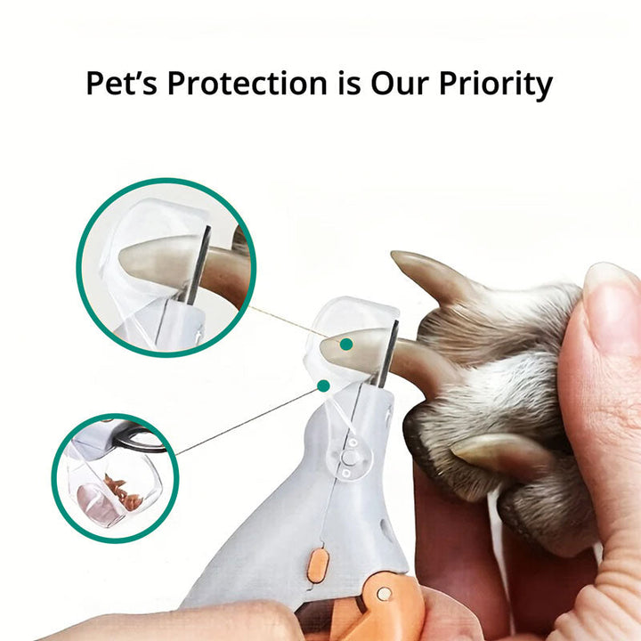 Safe dog nail trimmer with LED Quick Sensor prevents over-cutting, essential for dog health & pet care.