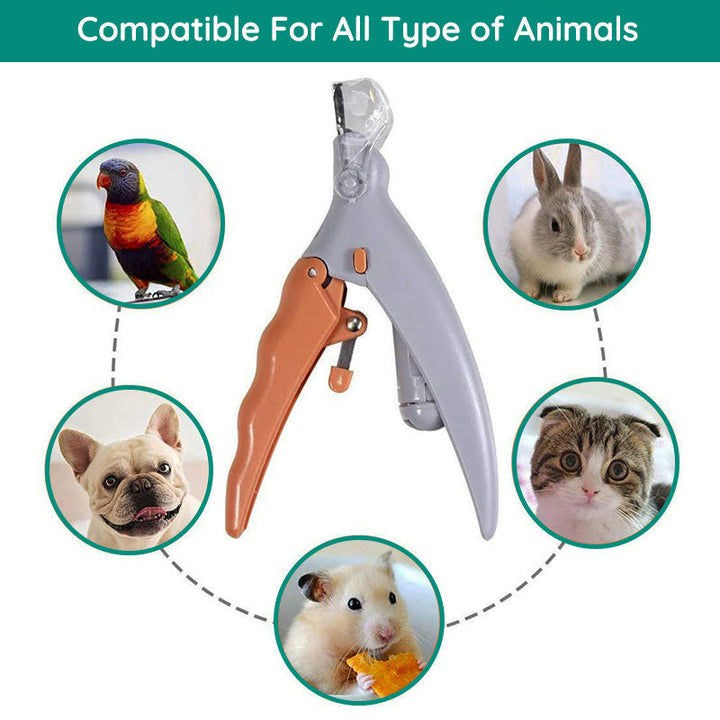 Groom your pet safely with this dog nail clipper, featuring an LED sensor for quick, accurate & easy trim.