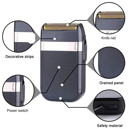 Full professional electric hair cutting kit, showcasing all barber tools and accessories