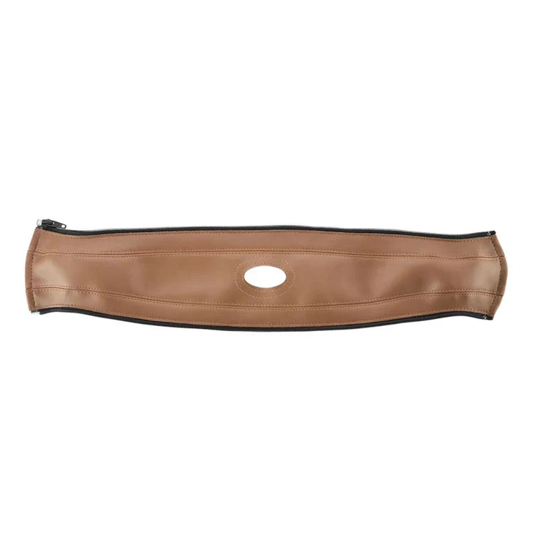 Universal PU leather handle protector, ideal for stroller comfort and hygiene
