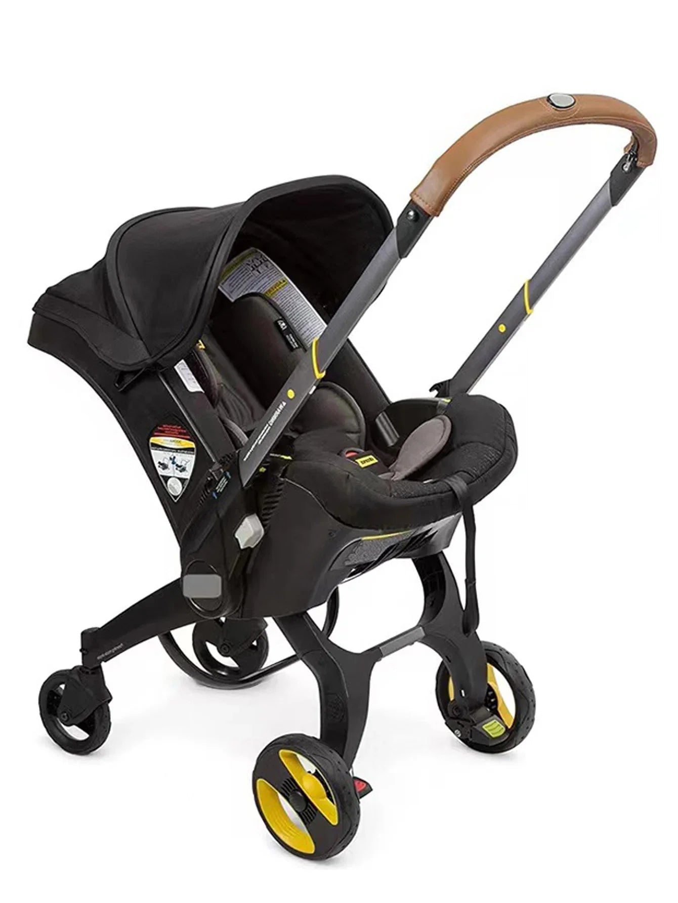 Stroller accessory: PU leather handle protector, durable and easy to clean