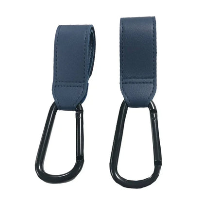 Practical PU leather stroller clip, a must-have for baby transport organization