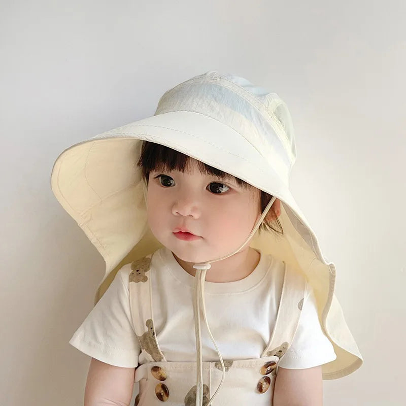 Cartoon design kids fisherman hat, quick-drying for comfort, ultimate UV protection