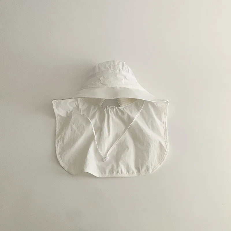 Baby Quick-Dry Cartoon Sunshade Fisherman Hat, perfect for sunny outdoor exploration