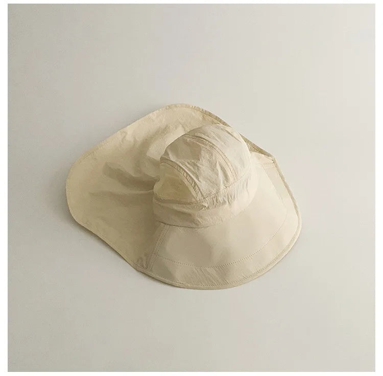 Vibrant cartoon quick-dry kids sunshade hat, a must-have for summer adventures