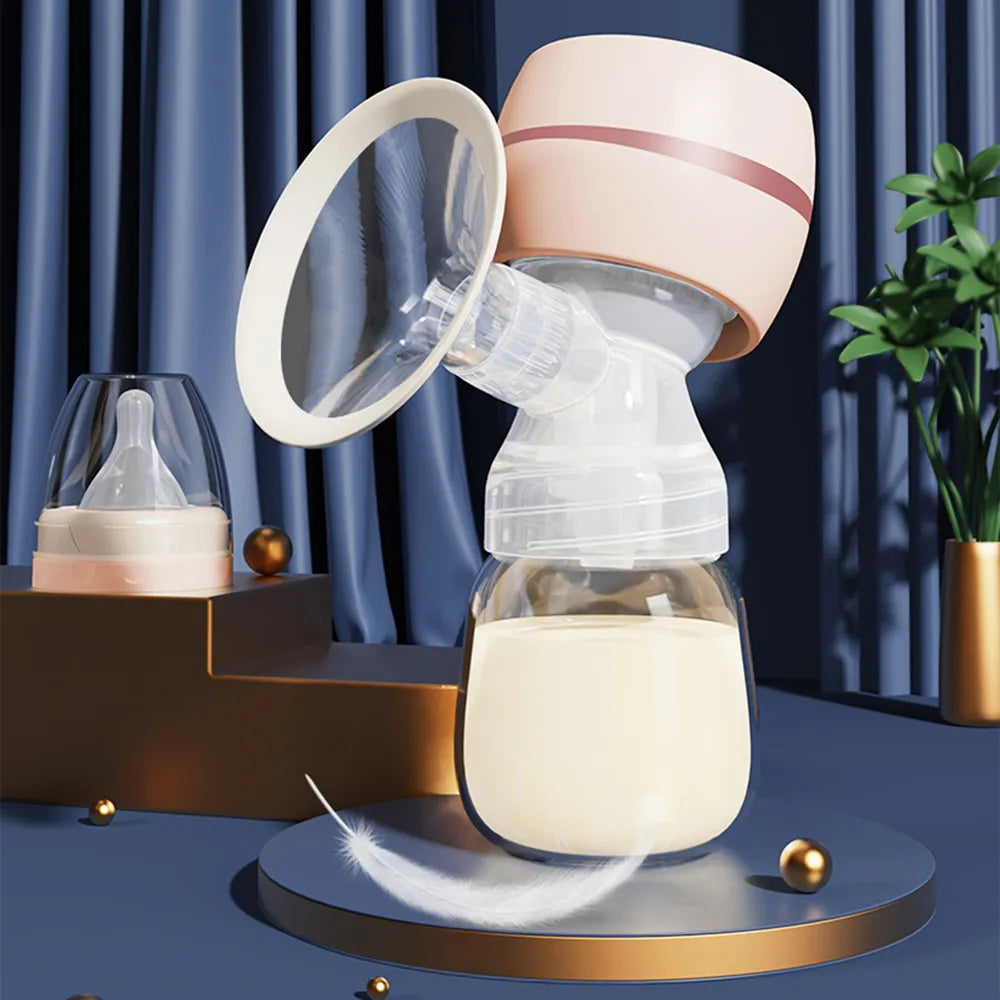 Portable & rechargeable electric breast pump, ideal for travel, discreet feeding, and busy lifestyles.