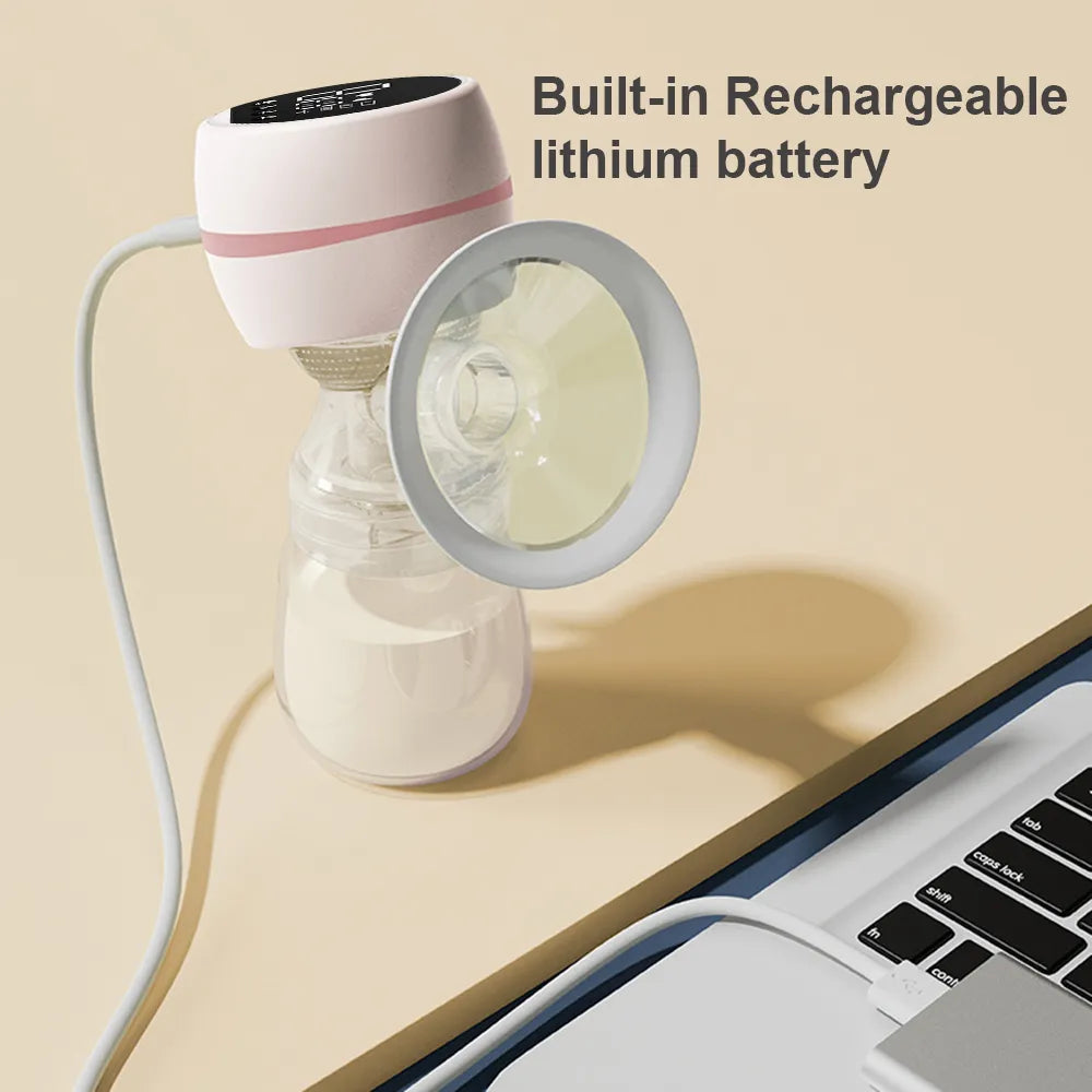 Ultra-quiet electric breast pump, perfect for discreet use anytime, anywhere, efficient milk pump.