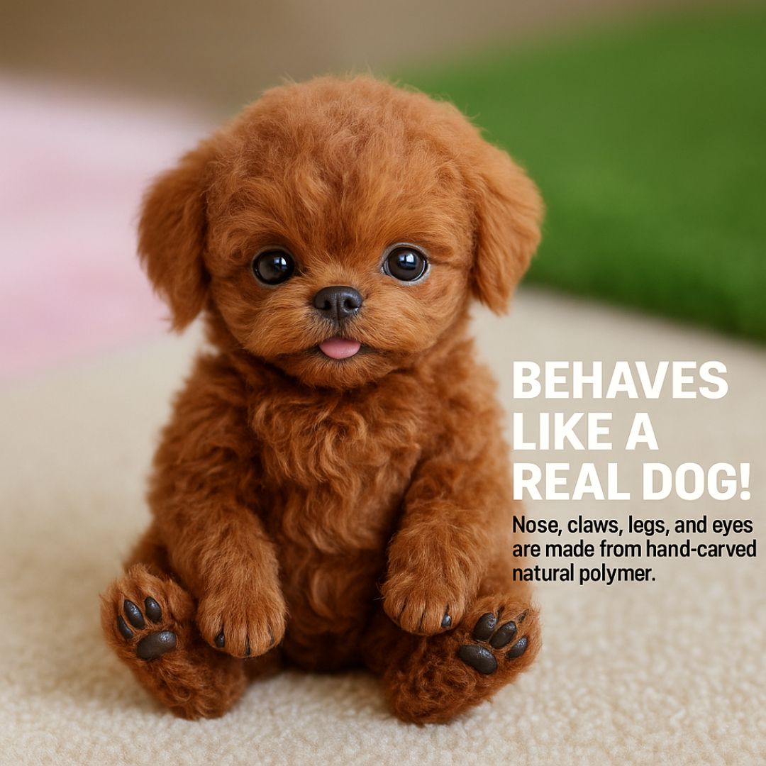 Fun interactive puppy robot toy, a realistic electronic pet for kids' imaginative play and companionship.