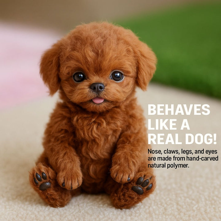 Fun interactive puppy robot toy, a realistic electronic pet for kids' imaginative play and companionship.