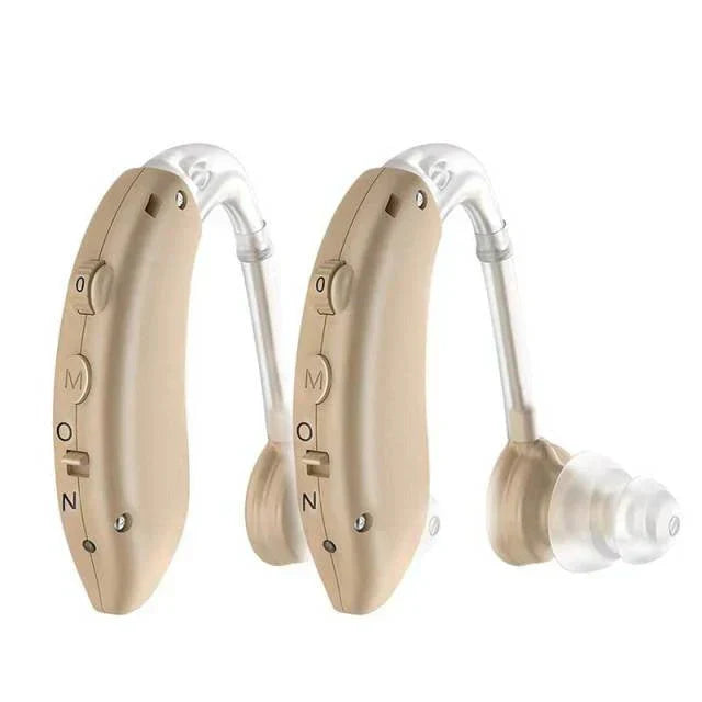 Discreet & comfortable hearing aid with universal fit. Enjoy clear sound amplification.