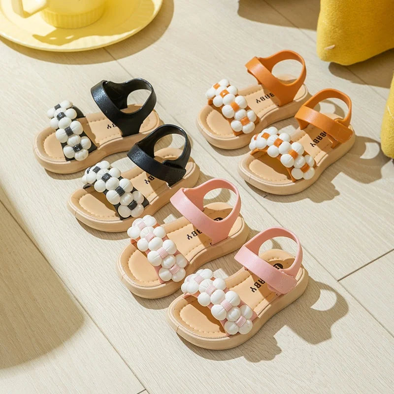 Colorful anti-slip kids' sandals, perfect for summer beach and outdoor play.