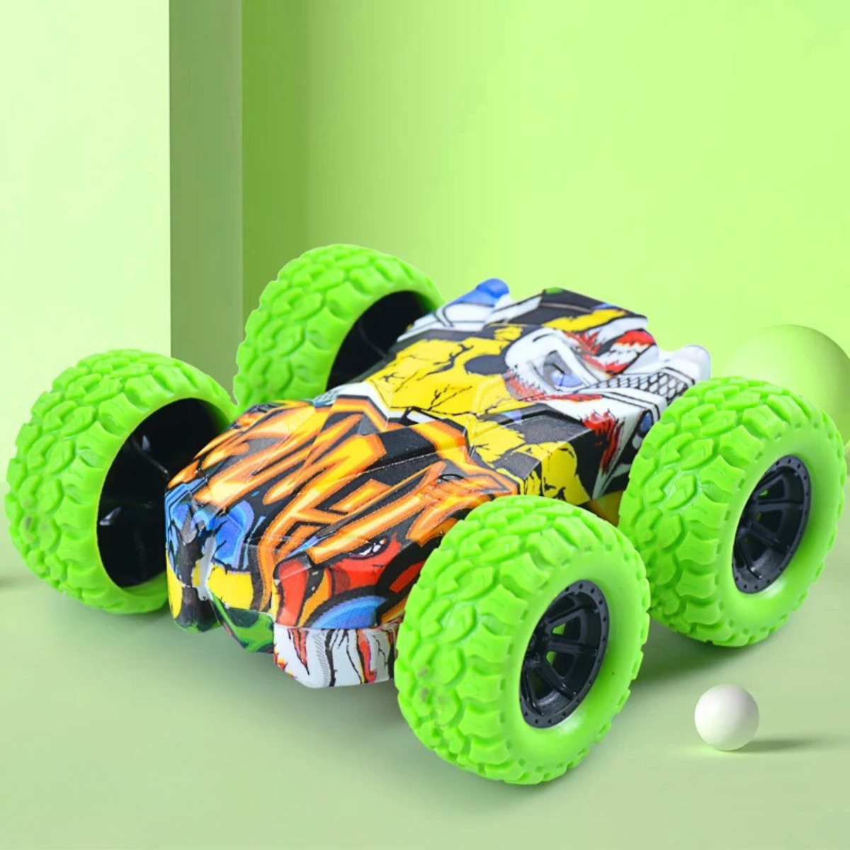 Gift-ready kids' toy set featuring the colorful double-sided inertia stunt car, ideal for active play