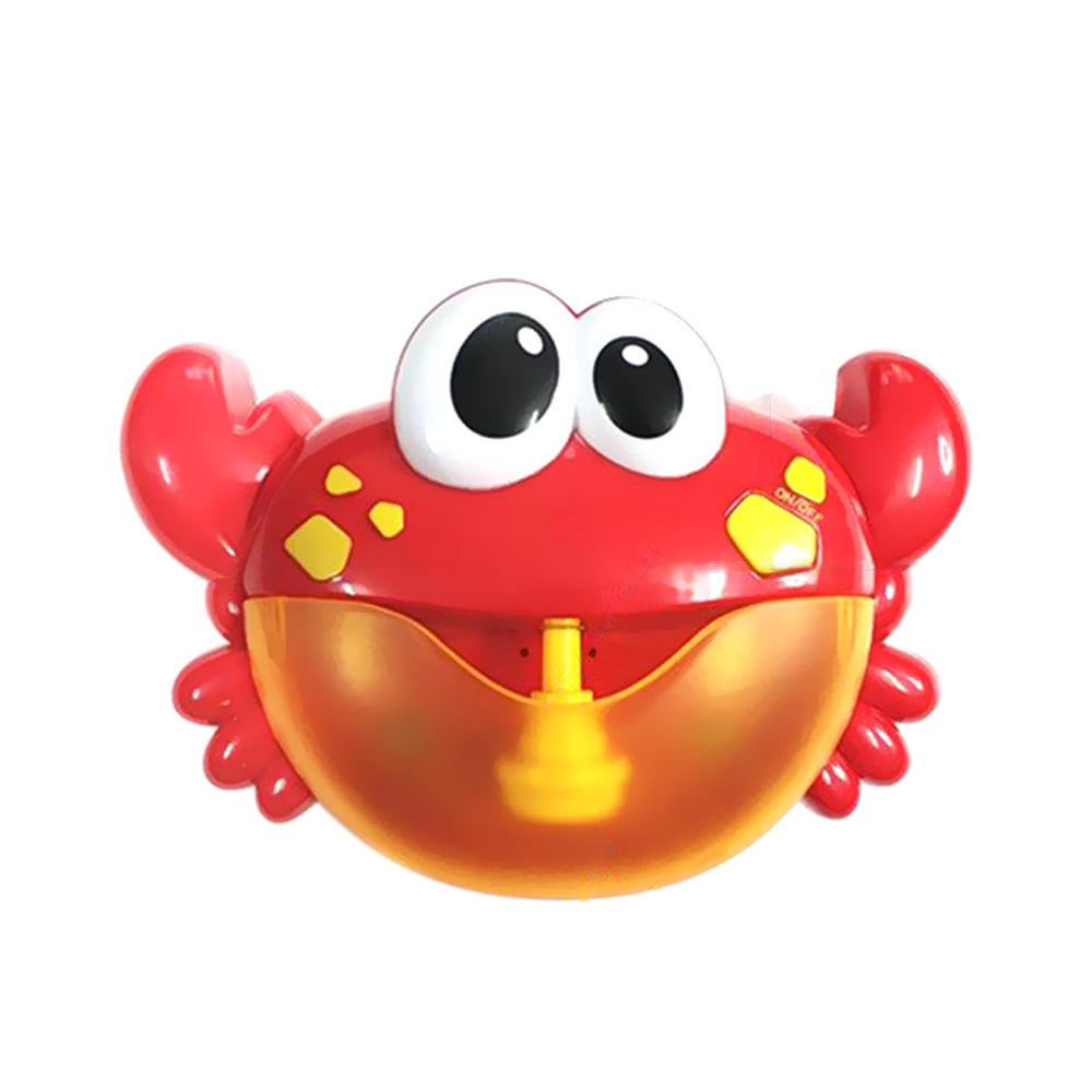 Toddler-friendly automatic bubble crab bath toy, creates endless bubbles with music for fun