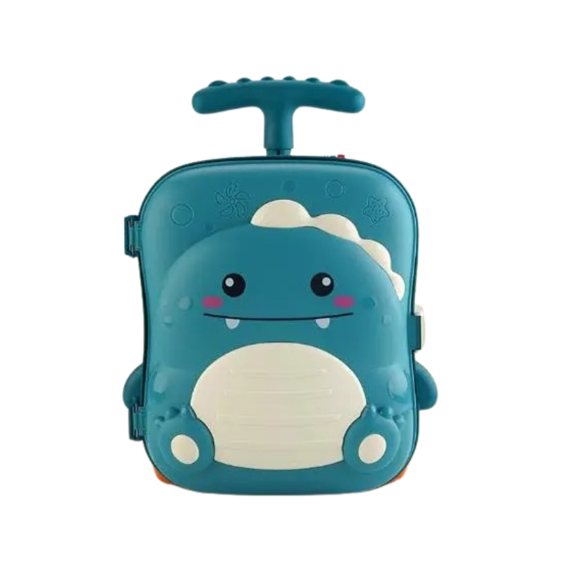 Kids' beach play cart with vibrant sand toys, promoting creative and active outdoor fun