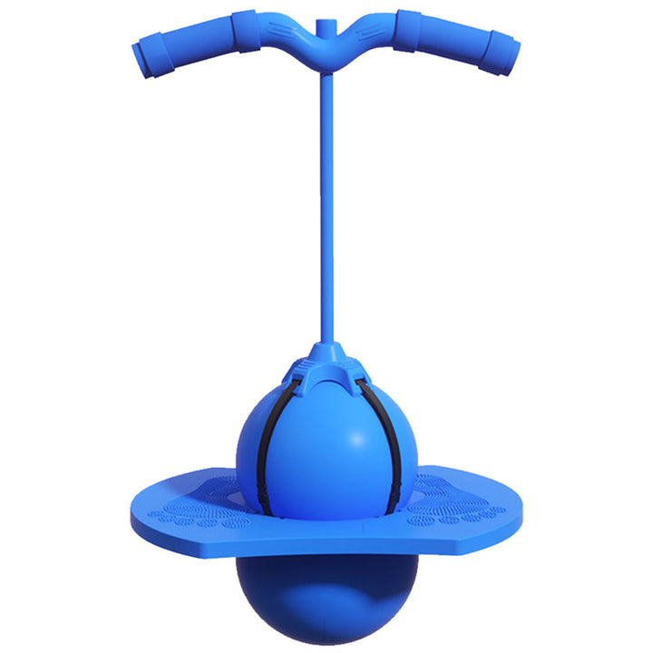 Pink pogo stick designed for kids' outdoor play, boosting motor skills & fun