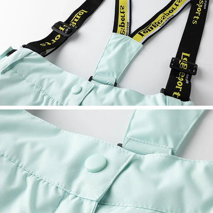 Yellow toddler ski suit, waterproof, thermal insulation, perfect for snow play