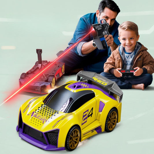 Red SpeedBlaster RC Stunt Car: dynamic remote control toy for active indoor/outdoor play, great gift for kids