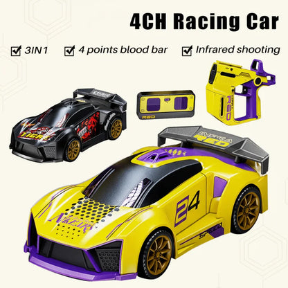 SpeedBlaster RC Stunt Car with remote control: complete remote control toy set, electronic and rechargeable