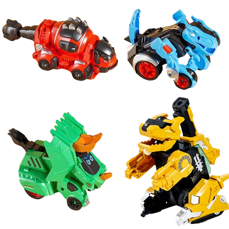Transforming dinosaur car, an exciting toy for children's entertainment, age 5+