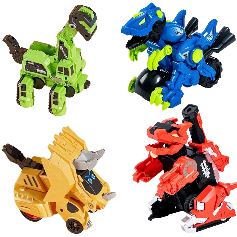 Action-packed transforming T-Rex car toy, perfect gift for kids who love dinosaurs