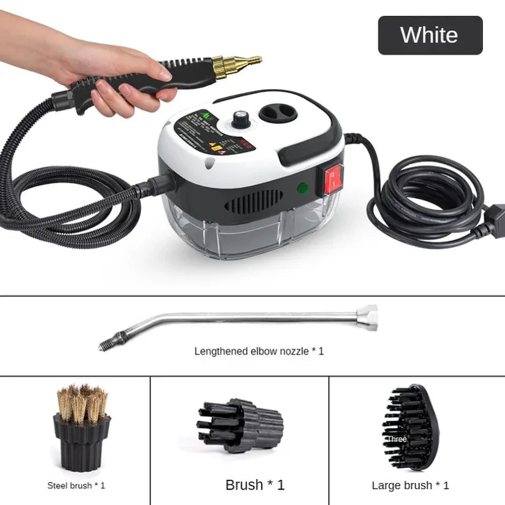 Deep cleaning home steam cleaner. Six settings provide powerful, chemical-free sanitization for your home.