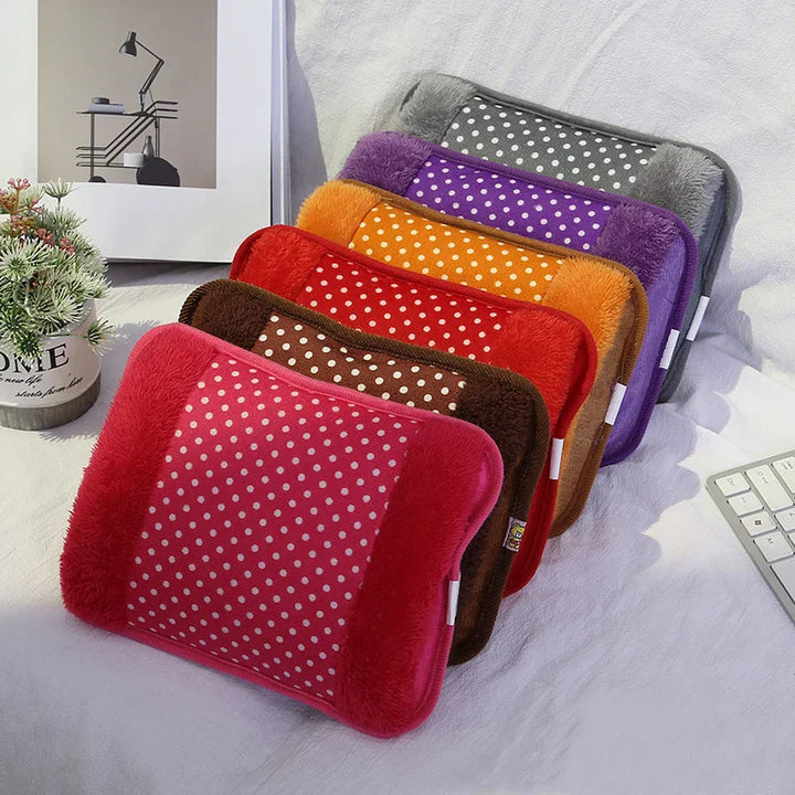 Gray portable electric heating pad for unisex new parents, soothing comfort for baby and adults.