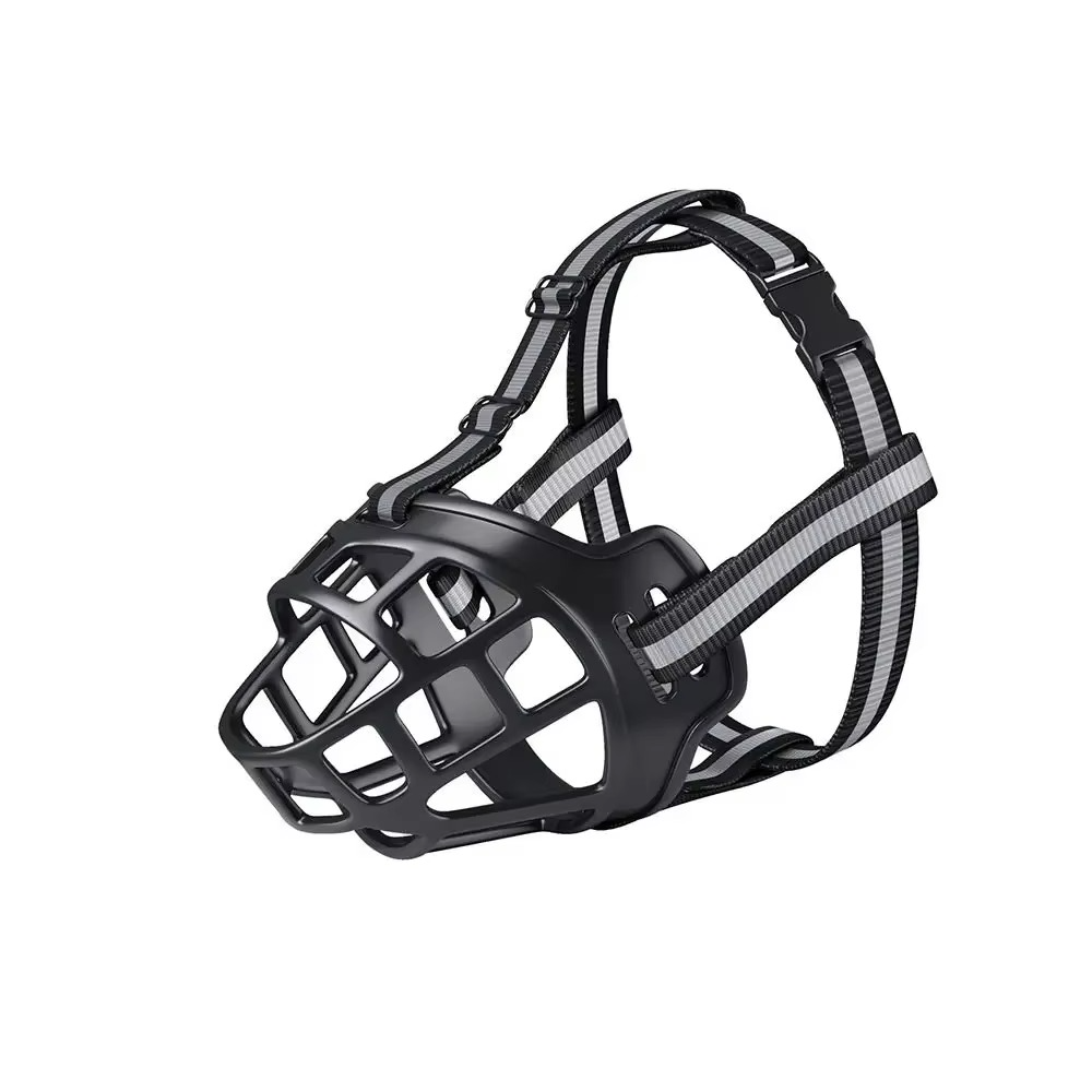 Durable, comfortable dog muzzle for training & safety. Reflective, breathable, and water-friendly for active dogs.