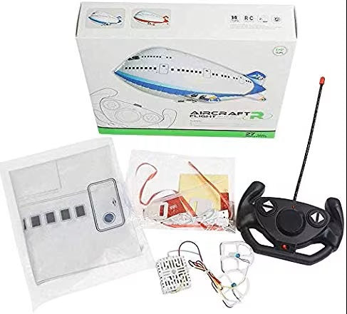 Foil RC airplane balloon toy for parties, a fun flying gift for children