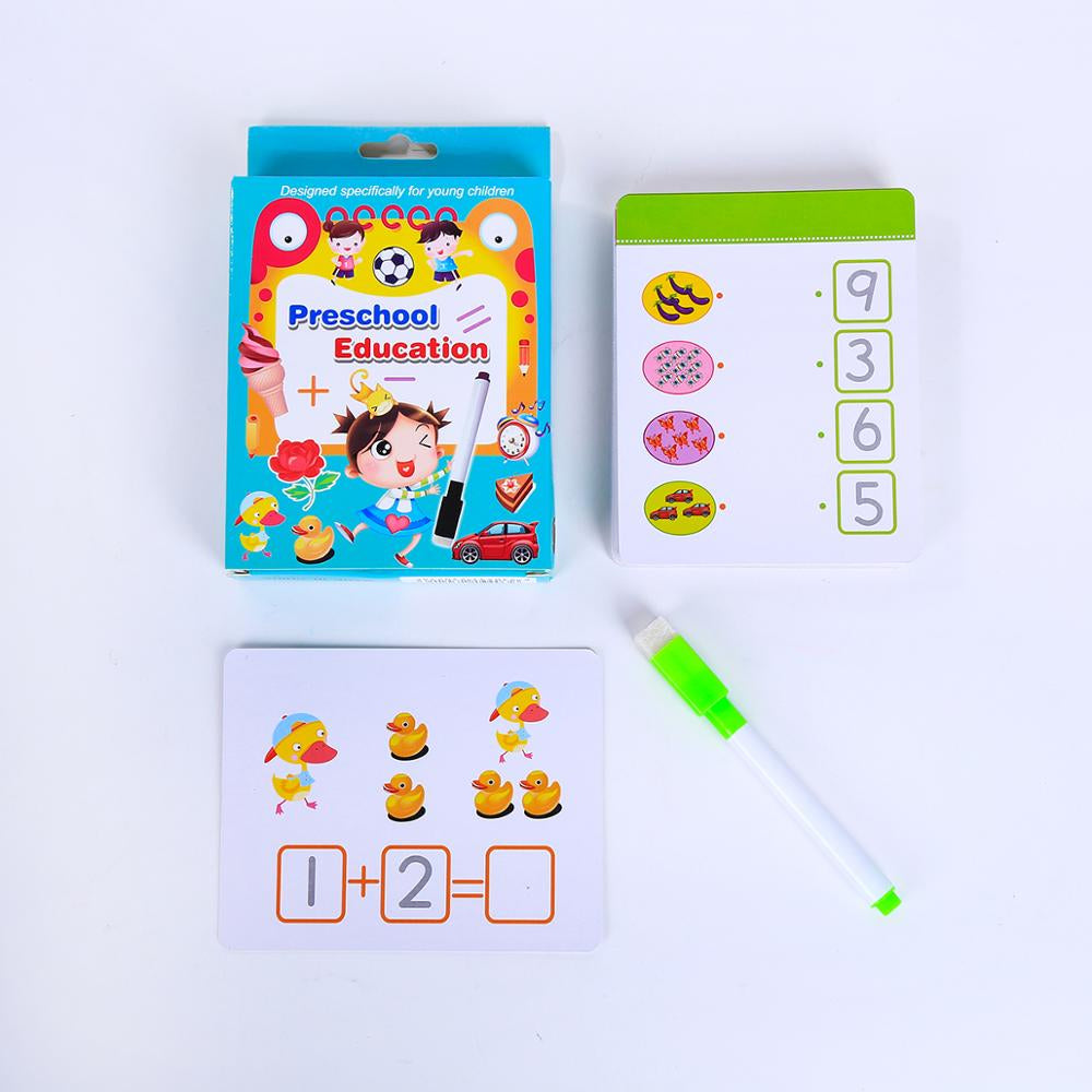 Reusable learning cards helping kids learn English words, ideal for preschool activities