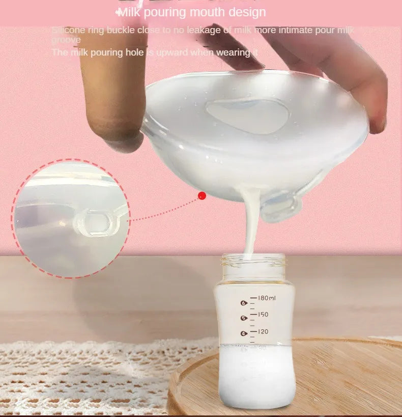 Innovative reusable milk collector for breastfeeding mothers, comfortable and effective