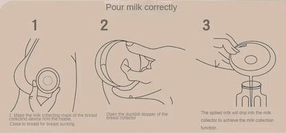 Breastmilk collector made of durable silica gel, a long-lasting breastfeeding accessory