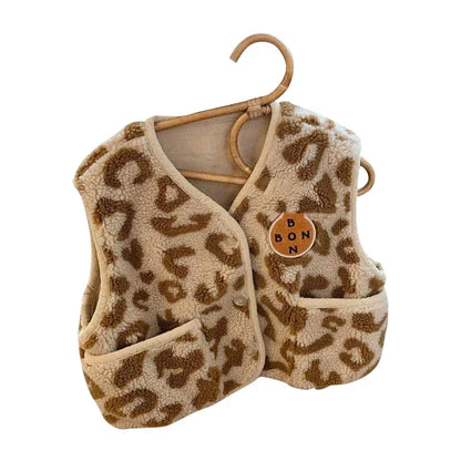 Stylish children's puffer bodywarmer, great for outdoor wear and winter fashion for kids.