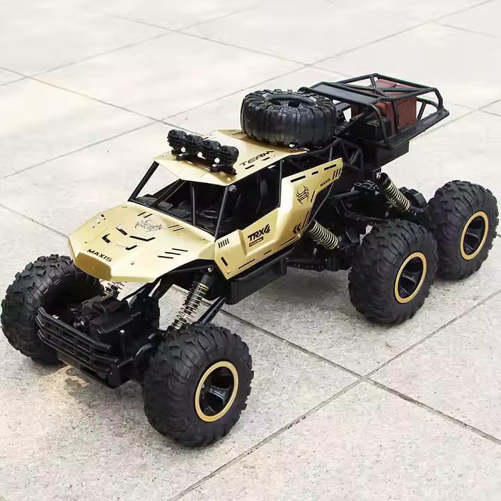 High-performance ROCKSTRIKER 6x6 RC truck, a durable remote control toy for any adventure.