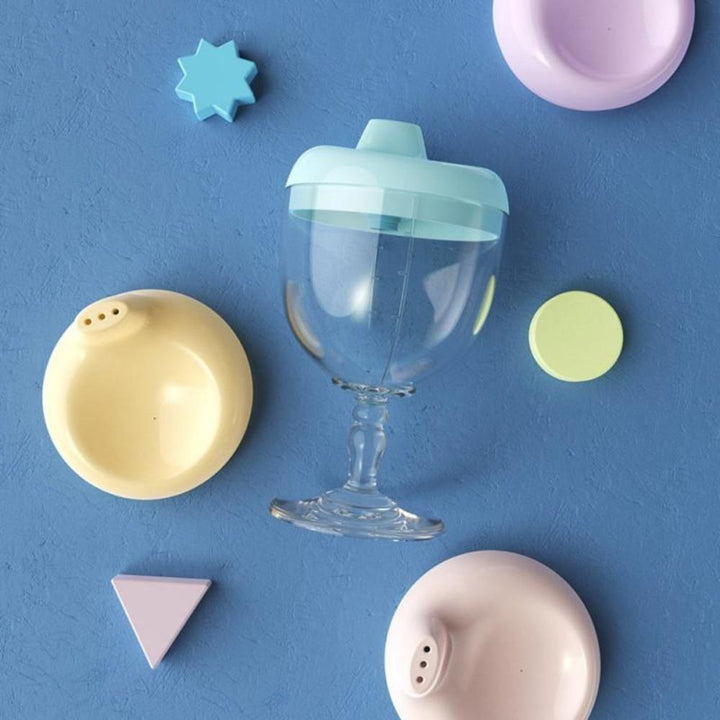 Non-toxic Royal Goblet sippy bottle, a safe and colorful feeding solution for little hands.