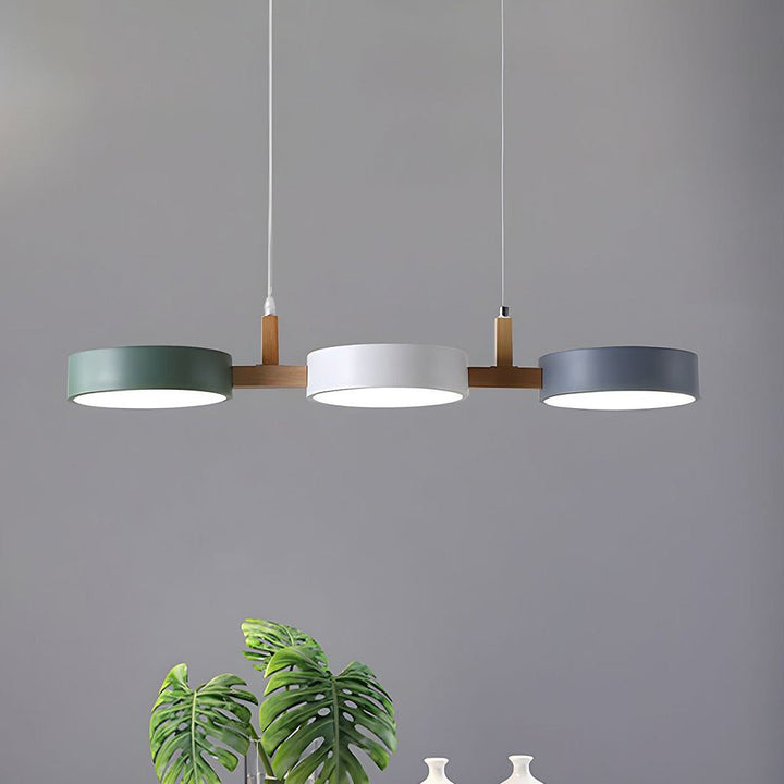 Minimalist Nordic LED pendant light, sleek modern design ceiling fixture for contemporary decor.
