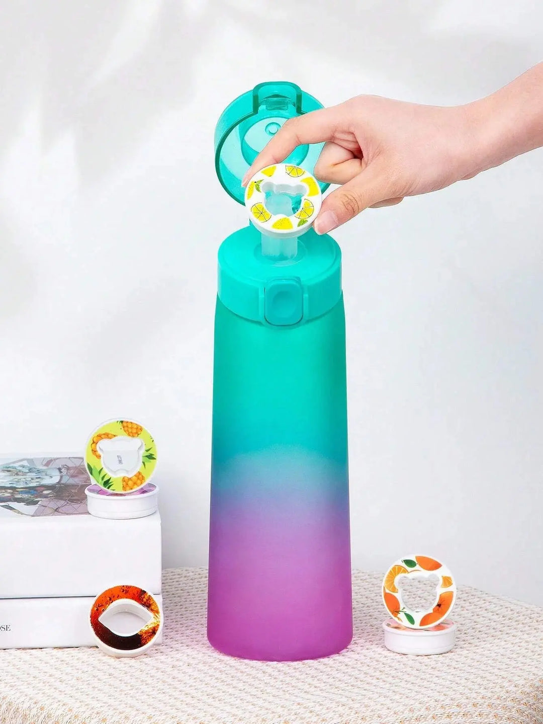 Convenient 22oz scent-based flavored water bottle. Zero sugar hydration for daily use.
