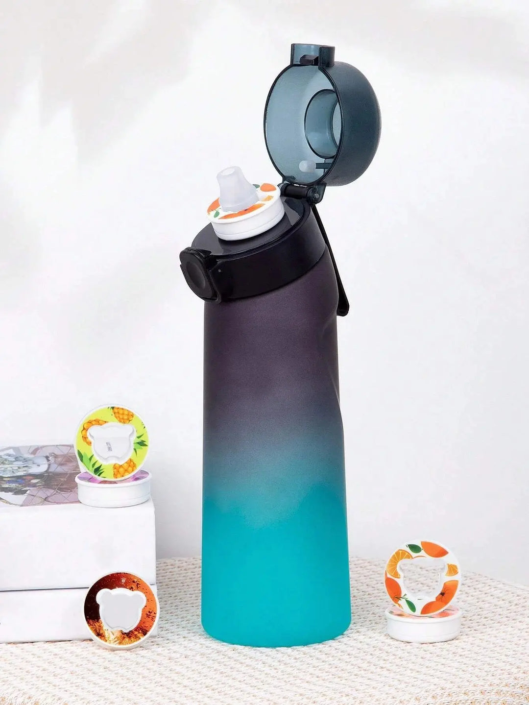 Innovative 22oz scent-based water bottle. Enjoy fruit-flavored water & sugar-free hydration.