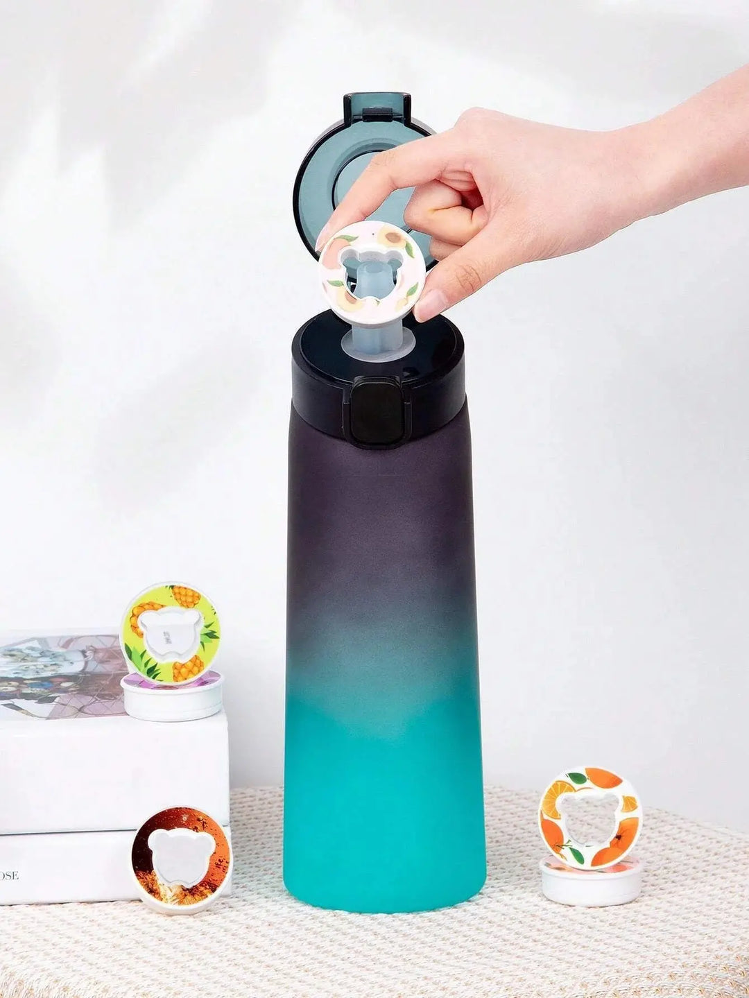 Sports-ready 22 fl oz scent bottle. Sugar-free flavored water, perfect for active hydration.
