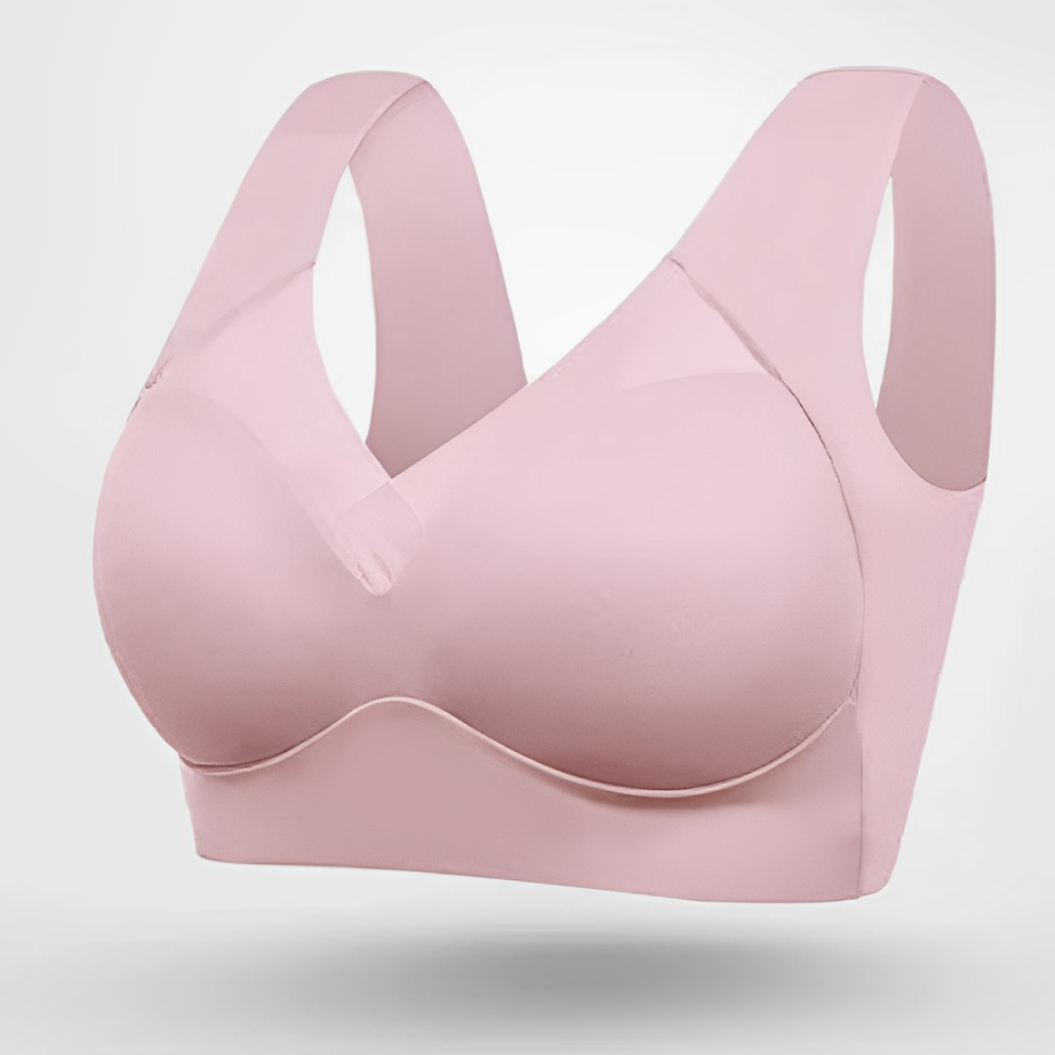 Invisible under clothes: women's seamless push-up bra with wireless comfort and smoothing effect.