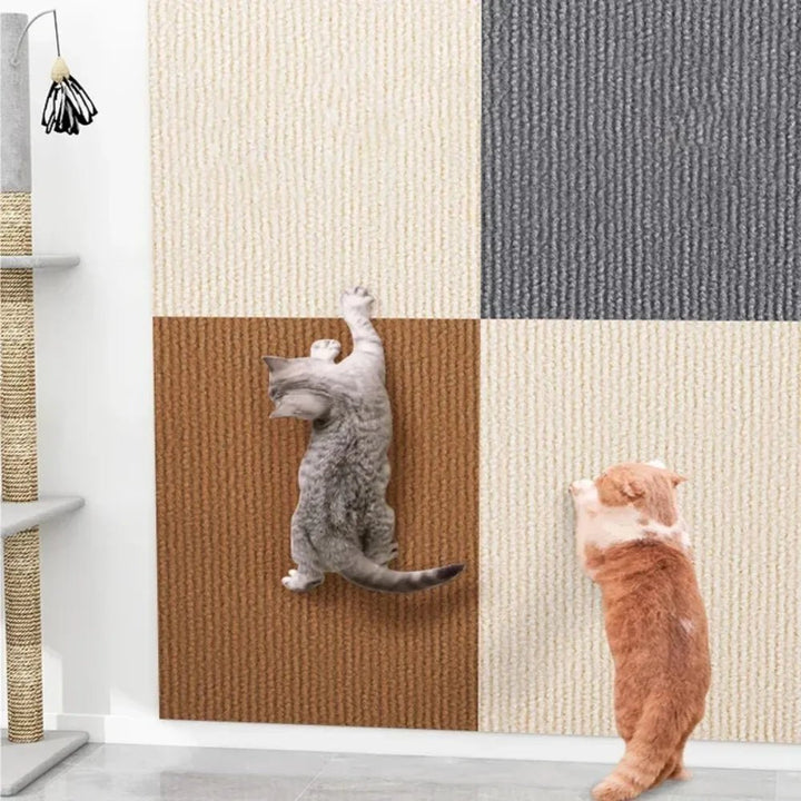Protect your sofa with a self-adhesive furniture shield. Effective cat scratch prevention for pets.