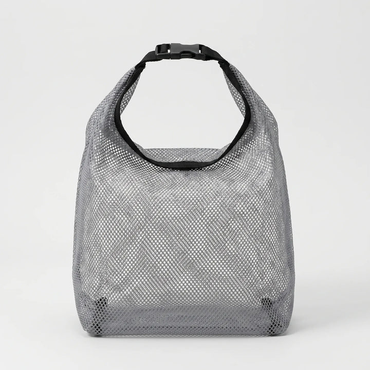 Durable semi-transparent travel bag, a clear organizer for quick access to your toiletries and cosmetic essentials.