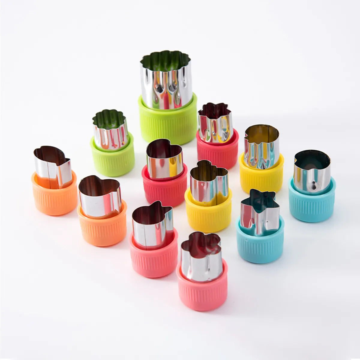 Eco-friendly kitchen tools: mini fruit and vegetable cutters for creative kids' snacks